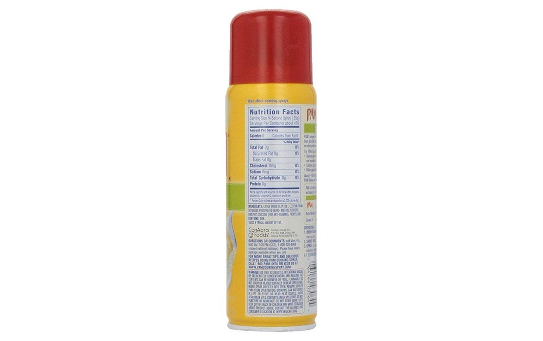 Pam Olive Oil Cooking Spray    Bottle  141 grams